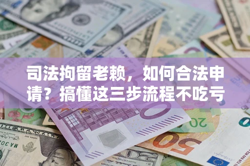 武汉司法拘留老赖，如何合法申请？搞懂这三步流程不吃亏！