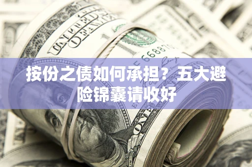 武汉按份之债如何承担？五大避险锦囊请收好