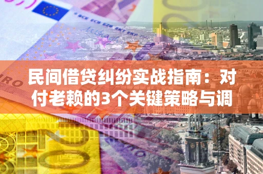 武汉民间借贷纠纷实战指南：对付老赖的3个关键策略与调解盲区解析