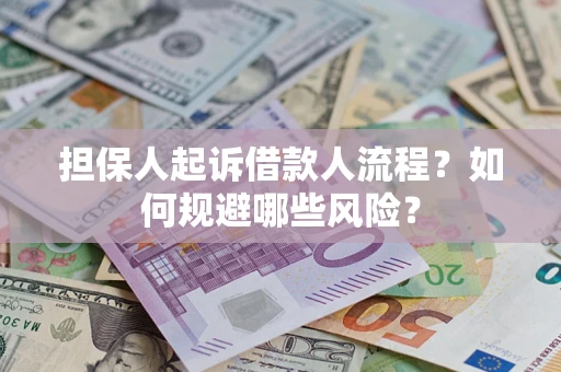 武汉担保人起诉借款人流程？如何规避哪些风险？