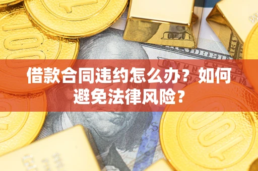 武汉借款合同违约怎么办？如何避免法律风险？
