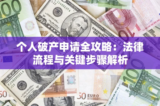 武汉个人破产申请全攻略：法律流程与关键步骤解析