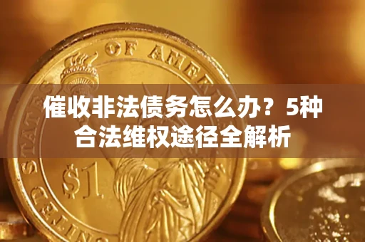 武汉催收非法债务怎么办？5种合法维权途径全解析