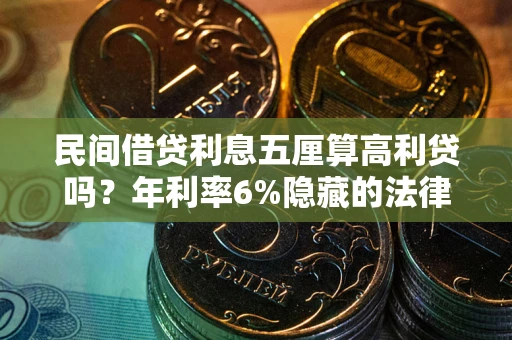 武汉民间借贷利息五厘算高利贷吗？年利率6%隐藏的法律风险全解析